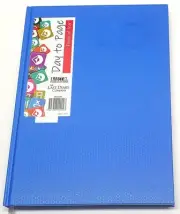 2024-2025 Financial Year Diary Everyday A4 Day to Page Blue Last Diary Company F