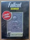 Fallout - Perk Card Replica (Perception) by FANATTIK (Brand New)