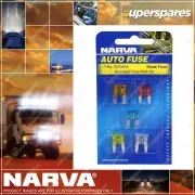 Narva Brand Auto Mini Blade Fuses 30 Amp Green - Blister pack of 5