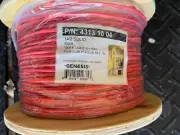 1000' 14/2 Solid FPLR Fire Alarm Cable Riser Unshielded Red