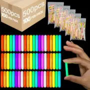 500 Pcs Fishing Glow Sticks Bulk for Bobbers Mini Glow Stick Rod Tip for Fish...