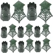 SEWOART 10 Set Model Fortress Tower Army Towers Simulated Pretend Miniature Model Boys' Model Decorative Model Mini Model Plastic