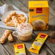 Franck Cappuccino Vanilla Cream, 10 Bags, 18g each bag.