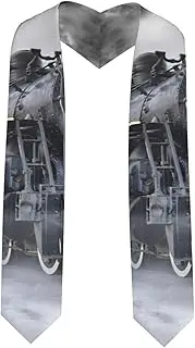[EdWal] Steam Train Clouds print Graduation Stole and Sash Class for Unisex Adult Honor Stole Honor Stole of 2025