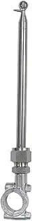 Adjustable Motorcycle Flag Pole - Telescoping Handlebar or Luggage Rack Mount | Pole Mount Stand | Motorbike Accessories with Aluminum Clasp, raally and Outdoor Riding Flagpole Accessory for Long Ride