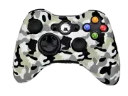 Silicone Cover For XBOX 360 Controller Skin Case White Camo