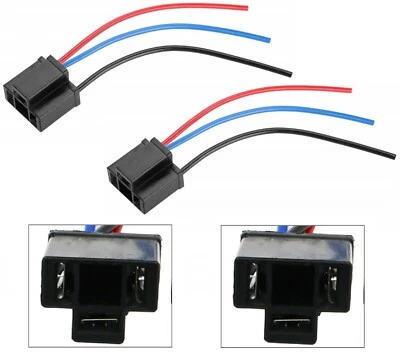 Wire Pigtail Female P S H6054 Two Harness Head Light Bulb Plug Replacement Lamp