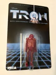 Tron Warrior Action Figure 20th Anniversary Sealed NIP NECA Unpunched