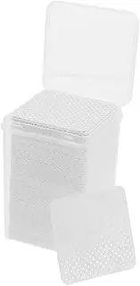 2 Boxes Nail Wipes Gel Nail Polish Cleaning Wipes Travel Wipes Cotton Wipes for Eyelash Extensions Nail Pads Glue Wipes Lash Extensions Travel Nail Polish Remover White