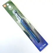 BOYE Aluminum Crochet Hook Size Large Ergonomic Handle 8mm Blue NEW in Package