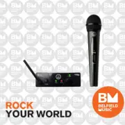 AKG WMS40 Mini Wireless Microphone System Single Handheld Vocal Set Band B - BM