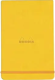 Rhodia 194369C Notebook Webnotepad 9 x 14 cm, 96 Sheets Removable Lined 90 g, Pack of 1, Daffodils