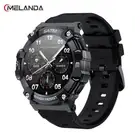 MELANDA New Outdoor Men SmartWatch Bluetooth Call IP68 Waterproof 600mAh Battery