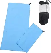 Mipcase 1Set Portable Quick Drying Towel Travel Towels for Camping Gym and Outdoor Use Lightweight Highly Absorbent Sweat Towels Sky