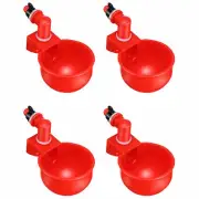 Automatic Chicken Water Cup Waterer Bowl Farm Coop Poultry Drinking Feeder Duck