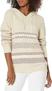 [Carve Designs] Women's Stowe Hooded Fairisle Sweater