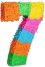 Fax Potato Number 7 Pop-Out Pinata with Blindfold - 35cm x 7.5cm x 50cm