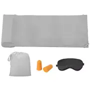 82.6x47" Sleeping Bag Liner Travel Camping Sleep Sheet Sack Set Light Gray