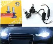 Flosser LED White H3 24W Two Bulbs Head Light Low Beam Replacement Retrofit Lamp