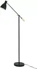 Scandinavian Adjustable Floor Lamp, Height 140Cm, E27 Lamp Holder, Black Metal S