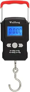 MEFESE 50Kg/5g LCD Digital Display Backlight Portable Hanging Hook Scale Accuracy Fishing Travel Mini Electronic Weighing Scale