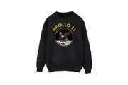 NASA Mens Classic Apollo 11 Sweatshirt (Black) - UTBI2194