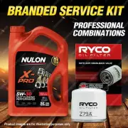 Ryco Oil Filter Nulon 5L XPR5W30 Engine Oil Kit for Ford Festiva WB 4cyl 1.5L (for: Honda)