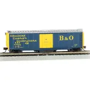 Bachmann 16368 N,Track Cleaning 50'Plug Box,B&O(blue & yellow)