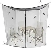Fly Bed Net | Netting Bed Drapes - Black Safety Protection Curtains Portable Canopy for Bedroom Camping Travel Outdoor Dormitory