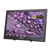 Brand NEW Large 17.3" Portable Monitor-Full HD 1600x900 PC Monitor with USB HDMI