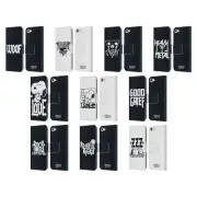 OFFICIAL PEANUTS ROCK TEES LEATHER BOOK WALLET CASE FOR APPLE iPOD TOUCH MP3