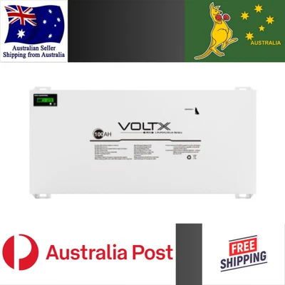 VoltX 12V Lithium Battery 100Ah Blade Camping Off Grid Power Back Up 4WD Lights