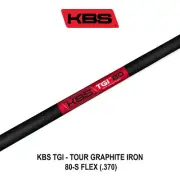 KBS TGI - TOUR GRAPHITE IRON 80-S FLEX (.370)