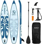 Spatium Inflatable Stand Up Paddle Board Surfboard with Premium SUP Accessories