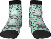 [JBYJBX] Poodles Dogs Print Adult Socks Womens Mens Workout Thermal Cozy All-Season Gift Holiday Articles Use