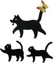 ORFOFE Metal Cat Garden Decor Mother Kitten Statue Weatherproof Decor Cat Yard Art for Garden Courtyard