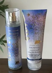 Bath & Body Works Frosted Coconut Snowball Fine Fragrance Mist & Body Cream