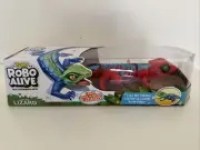 Zuru Robo Alive Lurking Lizard Lifelike Interactive Robotic Pets Red
