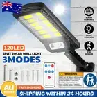 120 LED Solar Street Light Lamp Motion Sensor Lights Remote Garden Yard Flood