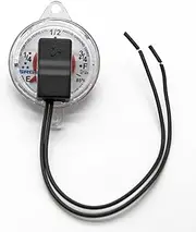 Flame King 0-90 Ohm Twin-Site Remote Dial Gauge for RV ASME Propane Tanks