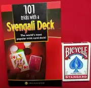 101 trick book plus Svengali Deck Bicycle Red Back Instant magic trick both new