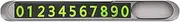 Car Phone Number Plate - Mounted Car Parking Card,Metal Temporary Stop Sign for Car Decor Slider Occlusion Design
