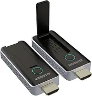 Marmitek HDMI Wireless Presentation STS2 - Wireless PowerPoint Presentation - AirPlay and Miracast - Plug & Play - USB-C - 1080p - HDMI Radio Transmission - Expandable to up to 20 Presenters