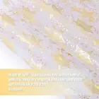 Shimmering Gold Star Table Runner for Birthday Parties Dining Table Decoration