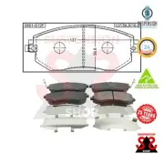 Front Axle Brake Pad Set, Disc Brake Suit SUBARU Liberty 2.5 STI AWD (BP9) (for: Subaru)