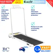 Everfit Treadmill Electric Walking Pad Home Gym Exercise Fitness Foldable White