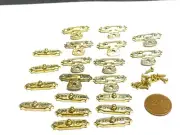 10 Pieces Gold latch Wooden Jewelry Box Hasp Hook With Screws B1