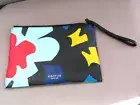 Oroton Avalon Puzzle Print wristlet zip top case pouch make up bag clutch