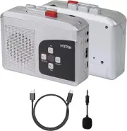 Portable Stereo Walkman Cassette Recorder Player, Cassette to MP3 via USB drive