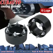2Pcs 6-Studs 76mm Wheel Spacers 6X139.7 For Toyota Landcruiser Patrol Hilux 4WD